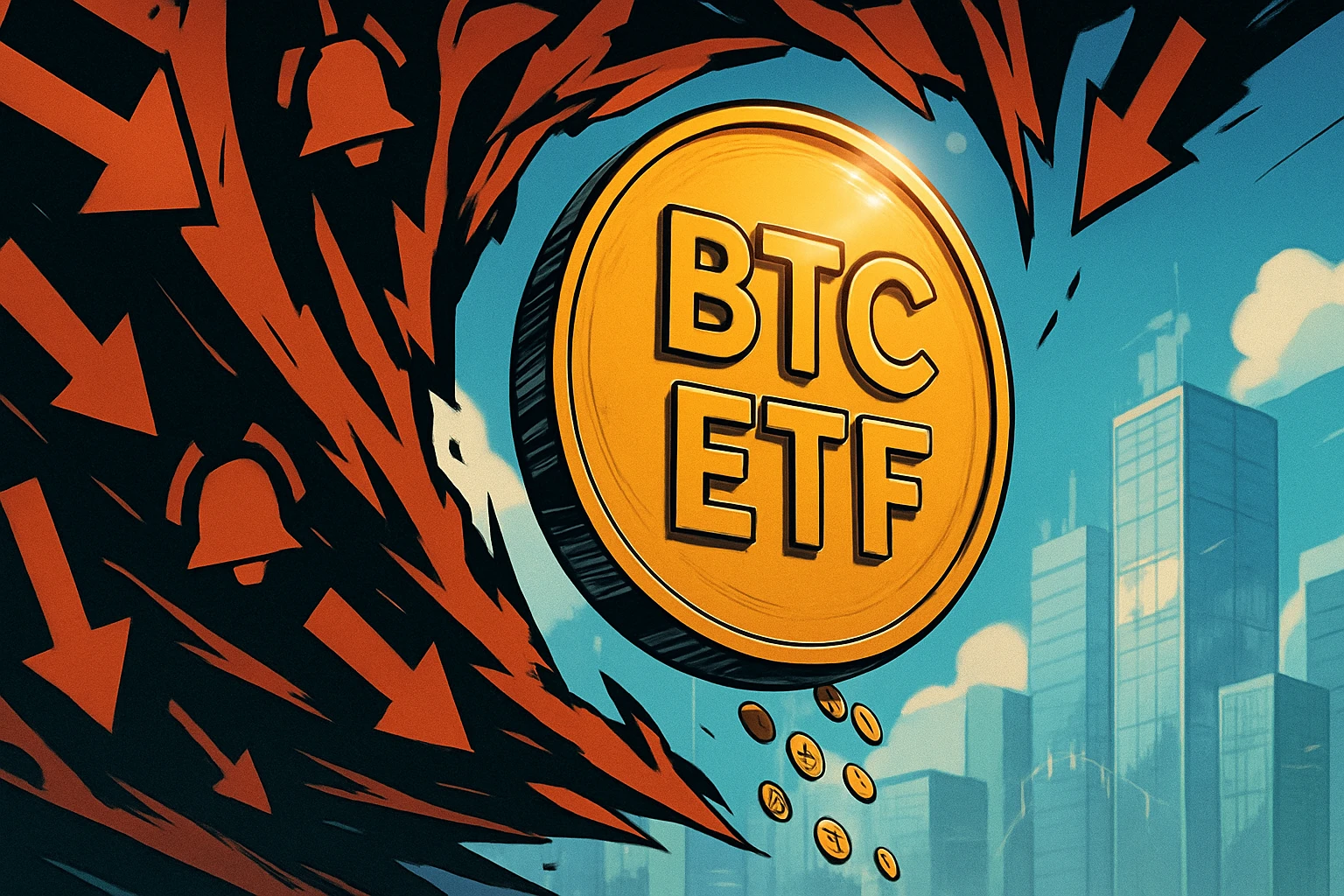 ビットコインETFの資金流出は誇張されすぎており、現時点では将来の動向を判断するのに十分ではない。